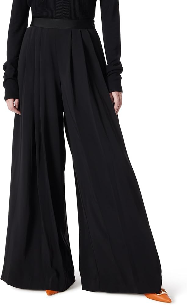 DEE OCLEPPO Womens Alex Pleated Wide Leg Pant with Side Zip Standard | Amazon (US)