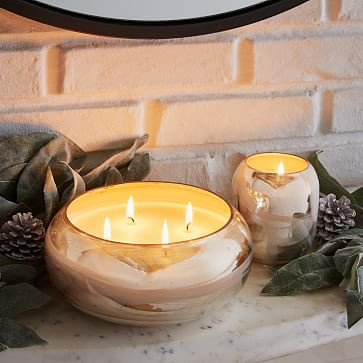 Marbled Mercury Candles - Cashmere Tonka | West Elm (US)