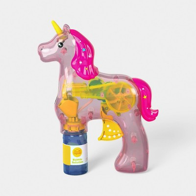 Manual Light Bubble Toy -Up Unicorn Bubble Blaster Bubble Toy - Sun Squad™ | Target