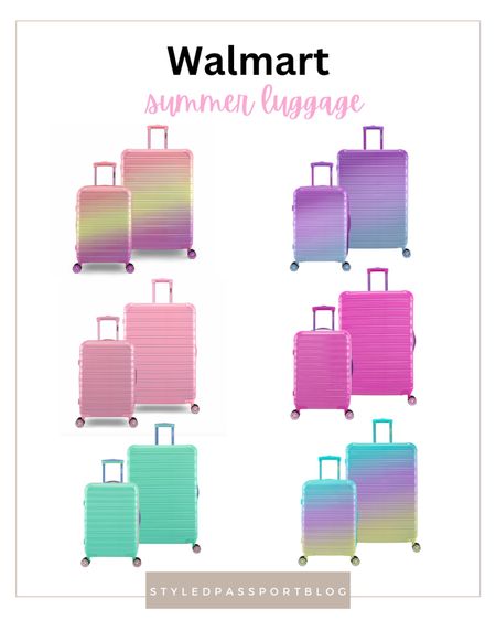 Prettiest luggage sets for all your upcoming summer travel 🩷💜🩵💛💚




#walmart #walmartfind #travel #travelwithkids #travelhacks #packwithme #travelstyle #luggage #summertravel #travel #travelfinds 

#LTKtravel #LTKfamily #LTKFind