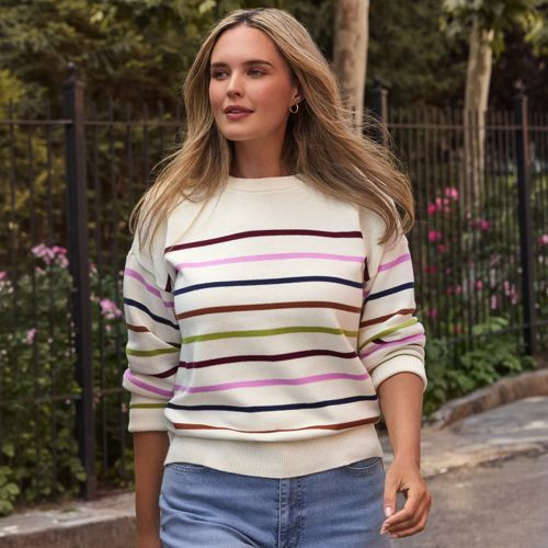 Women's Drifter Crew Neck Sweater - Lands' End - Red - M | Lands' End (US)