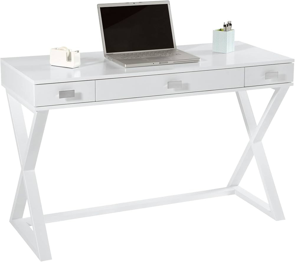 Realspace® Keri 48"W Writing Desk, White | Amazon (US)