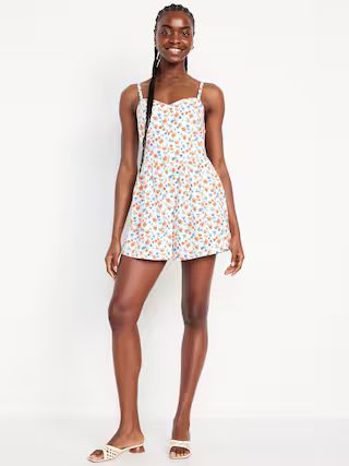 Fit &amp; Flare Cami Romper | Old Navy (US)
