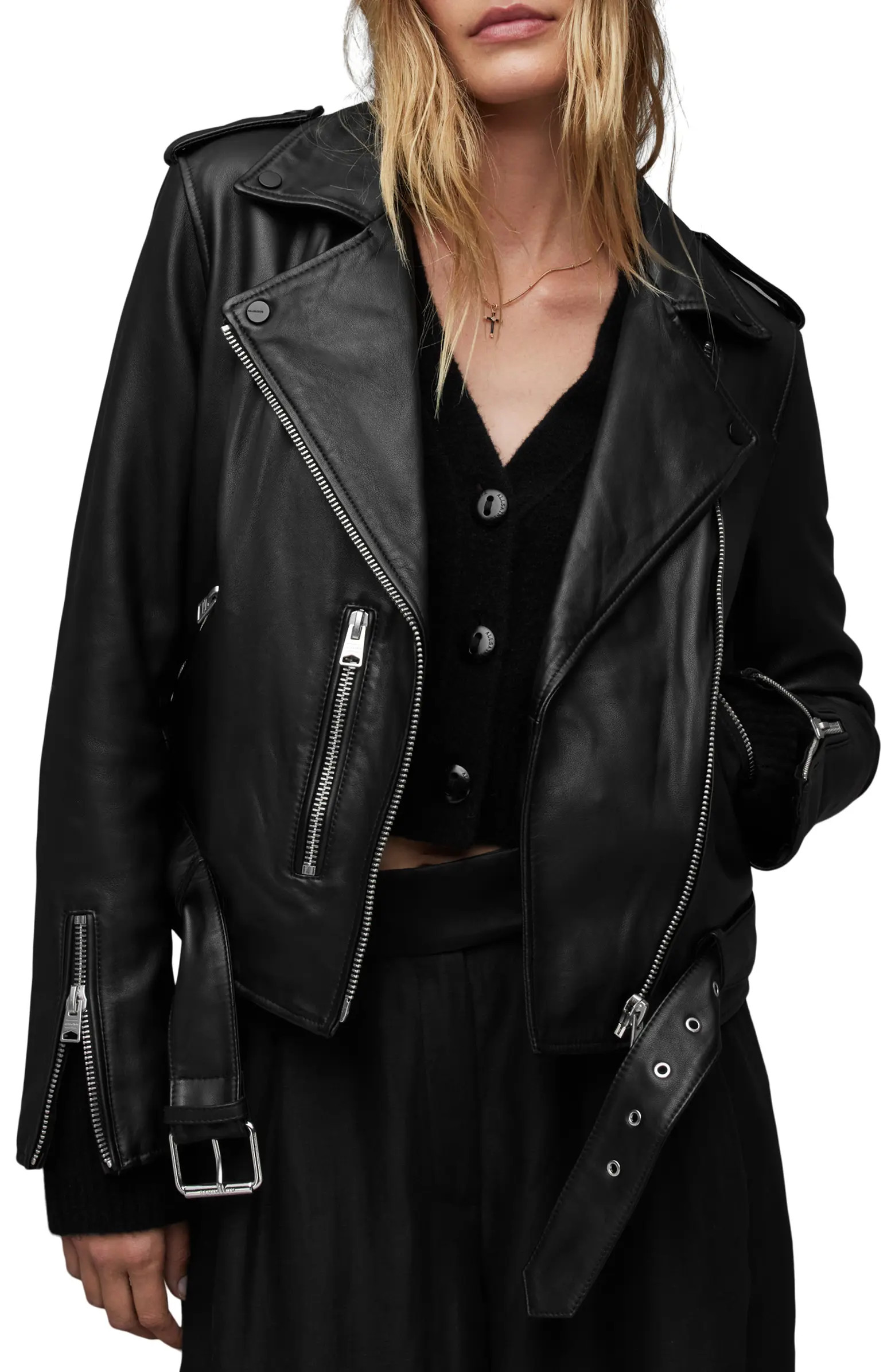 Balfern Leather Biker Jacket | Nordstrom