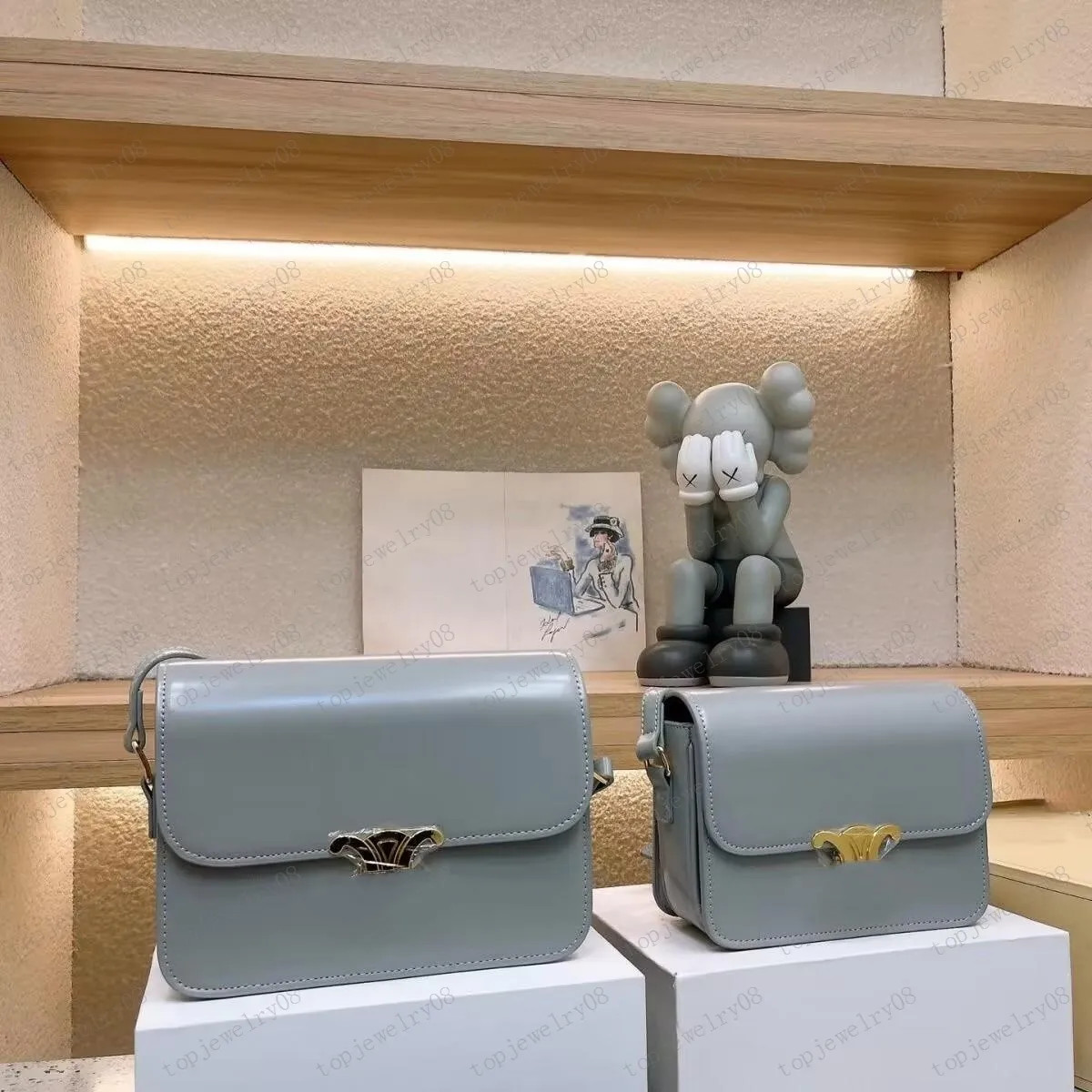 Fashion luxurys designer bag leather handbag triomphe arch armpit bag classic adjustable women's ... | DHGate