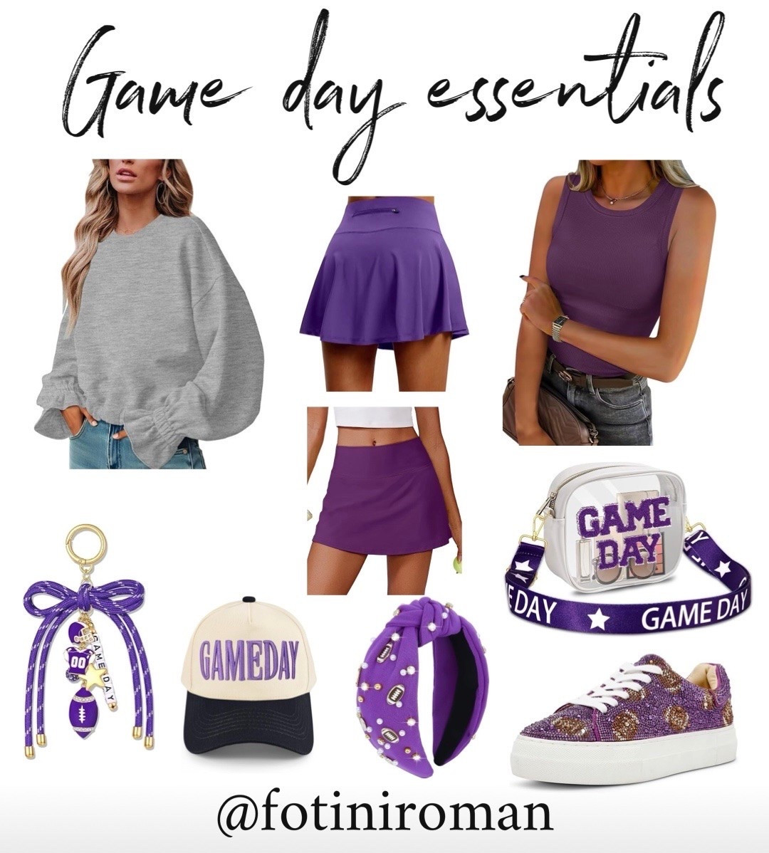 Get ready for GAME DAY 🏈 with these adorable pieces! Since we moved to a new district, I will be stocking up on some new purple & yellow gear! 
The best part, these are ALL affordable and come in many different colors to represent your team!

#LTKootd #LTKSeasonal #LTKActive