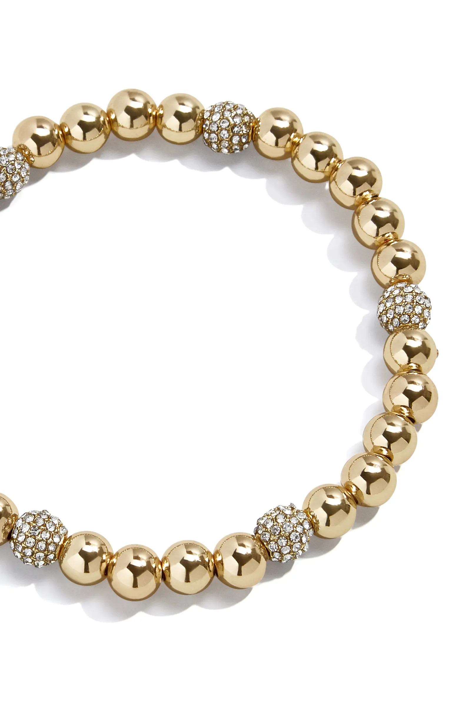 Pavé Crystal Beaded Bracelet | Nordstrom