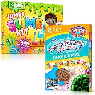 Zen Laboratory Slime Kit with Doodle Mat Drawing Pad | Amazon (US)