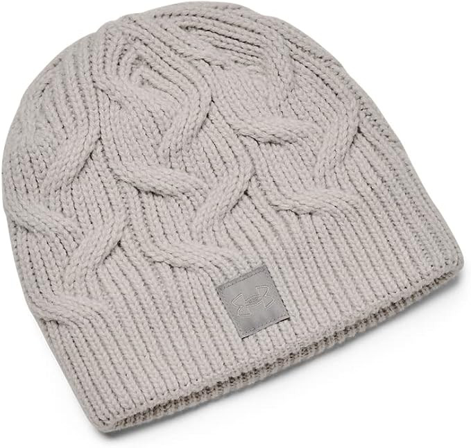 Under Armour Women's Halftime Cable Knit Beanie | Amazon (US)