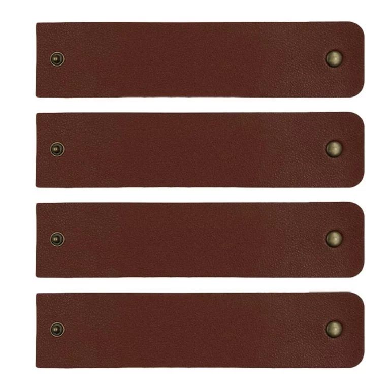 CANKER Leather Napkin Rings Set of 4 Handmade Rustic Napkin Holder for Table Decor Home - Walmart... | Walmart (US)