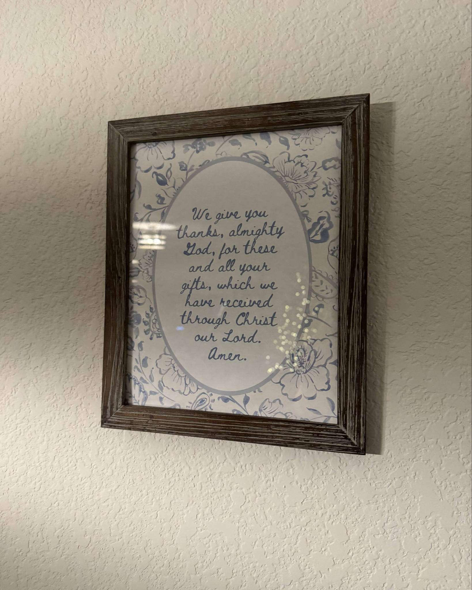 Before and After Dinner Prayers on either side of our dining room 🩵

#LTKfoodie #LTKHome