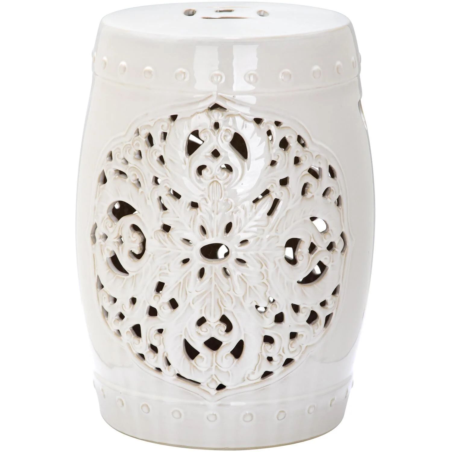 Safavieh Flora Garden Stool-Finish:Cream | Walmart (US)