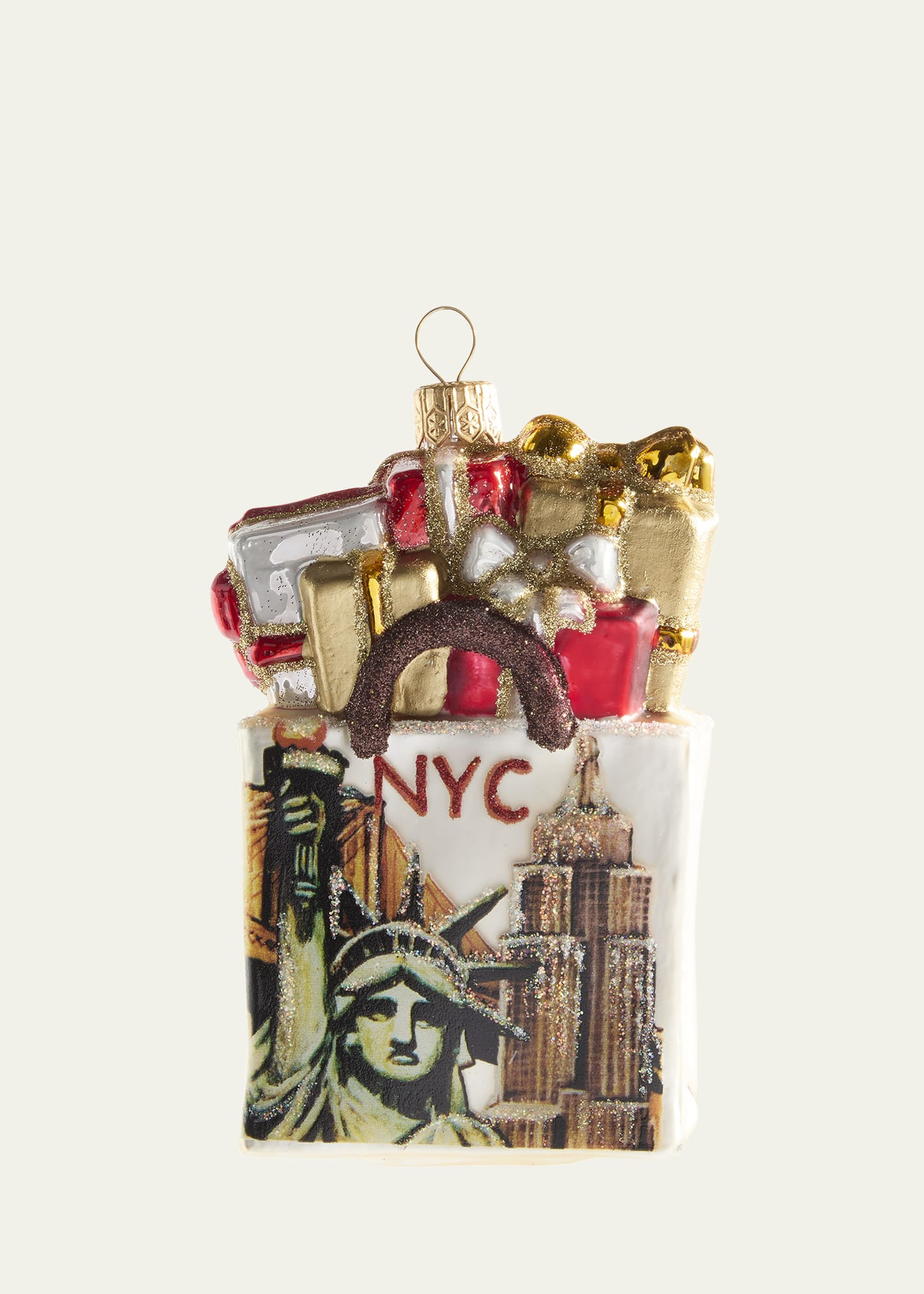 Bergdorf Goodman NY Shopping Bag Christmas Ornament | Bergdorf Goodman
