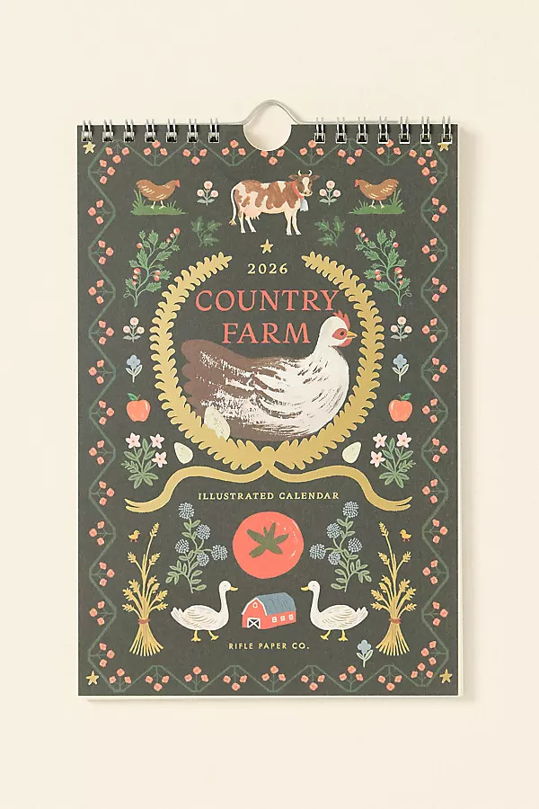Rifle Paper Co. 2026 Mini Country Farm Kitchen Calendar | Anthropologie (US)
