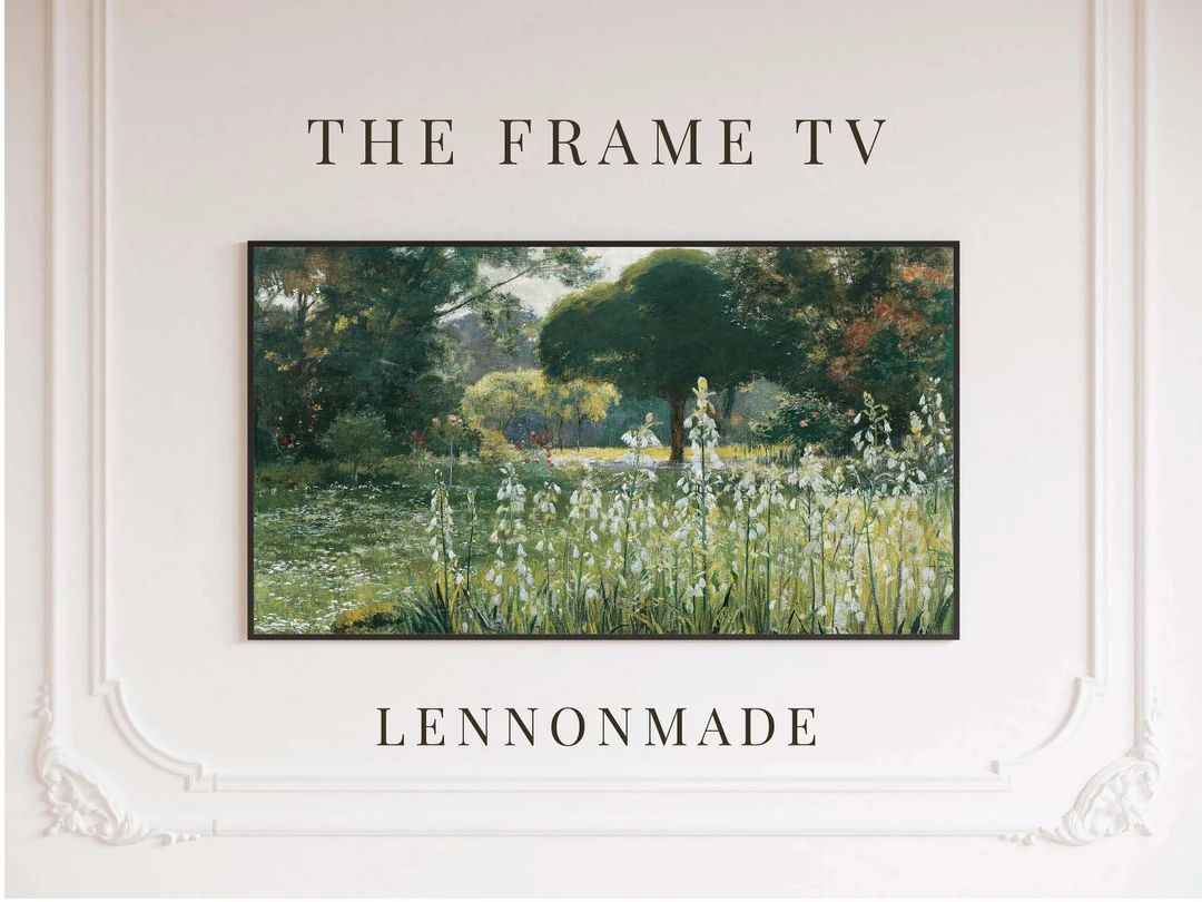 Samsung Frame TV Art | Vintage Landscape Digital Art | Antique Landscape Digital Art | 42TV | Etsy (US)