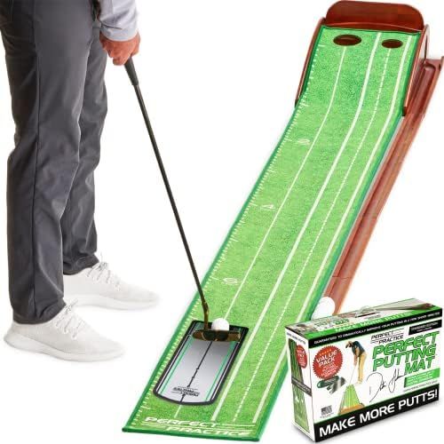 Putting Mat - Indoor Golf Putting Green with 1/2 Hole Training for Mini Games & Practicing at Hom... | Amazon (US)