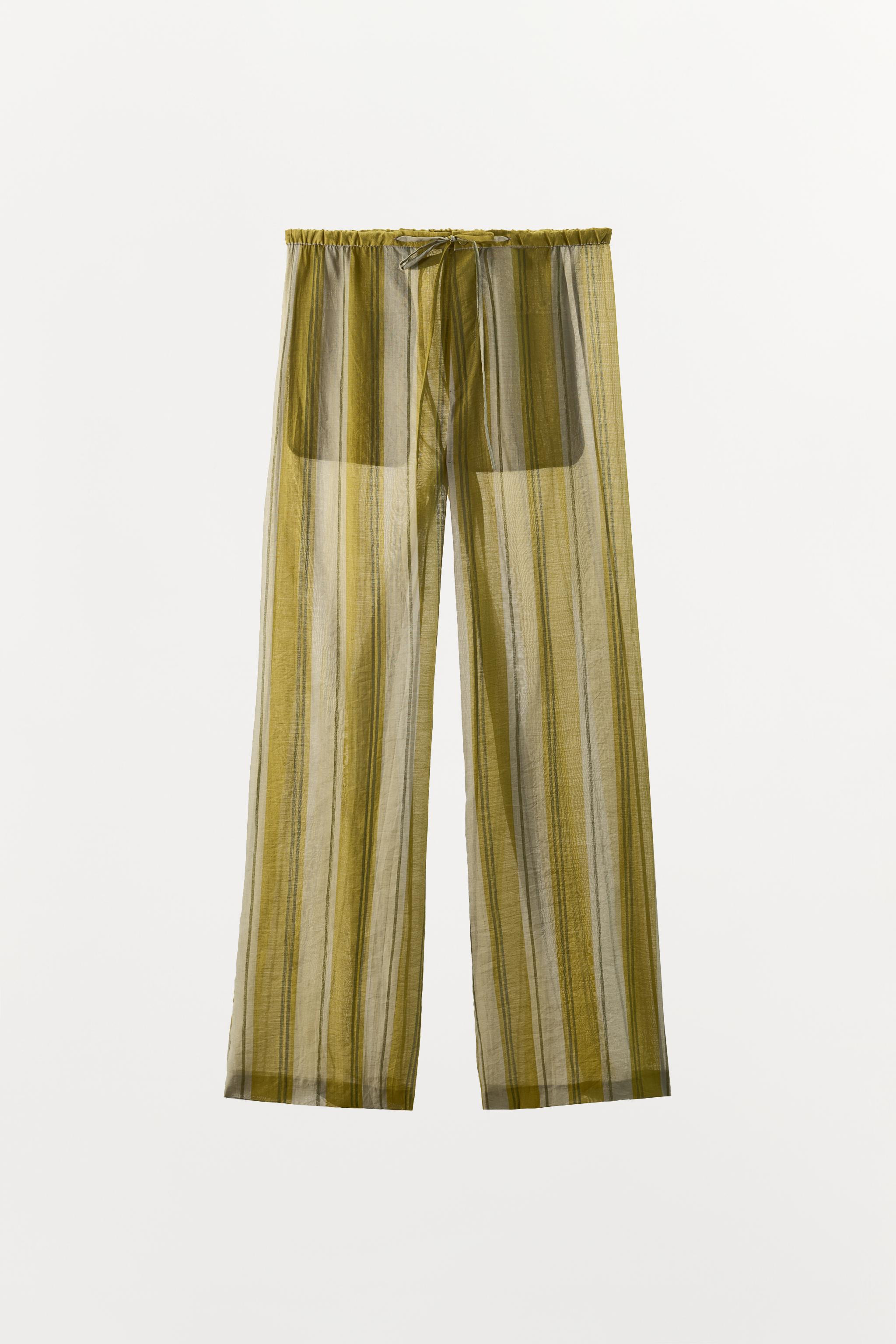 ZW COLLECTION STRIPED TROUSERS | Zara US