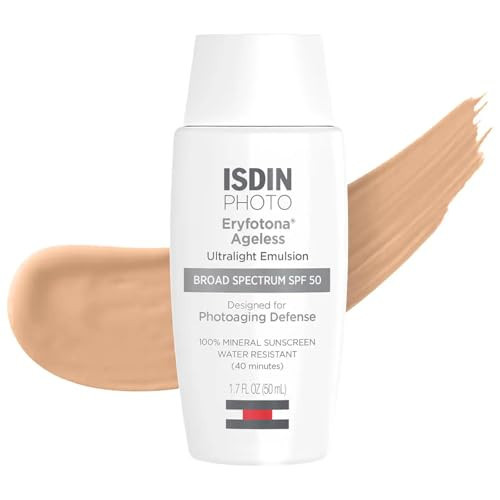 ISDIN Eryfotona Ageless Tinted Mineral Face Sunscreen SPF 50, 1.7 fl oz | Amazon (US)