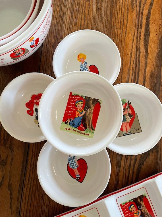 Rosanna Vintage Valentine Serving Pieces-5 Bowls | Etsy | Etsy (US)