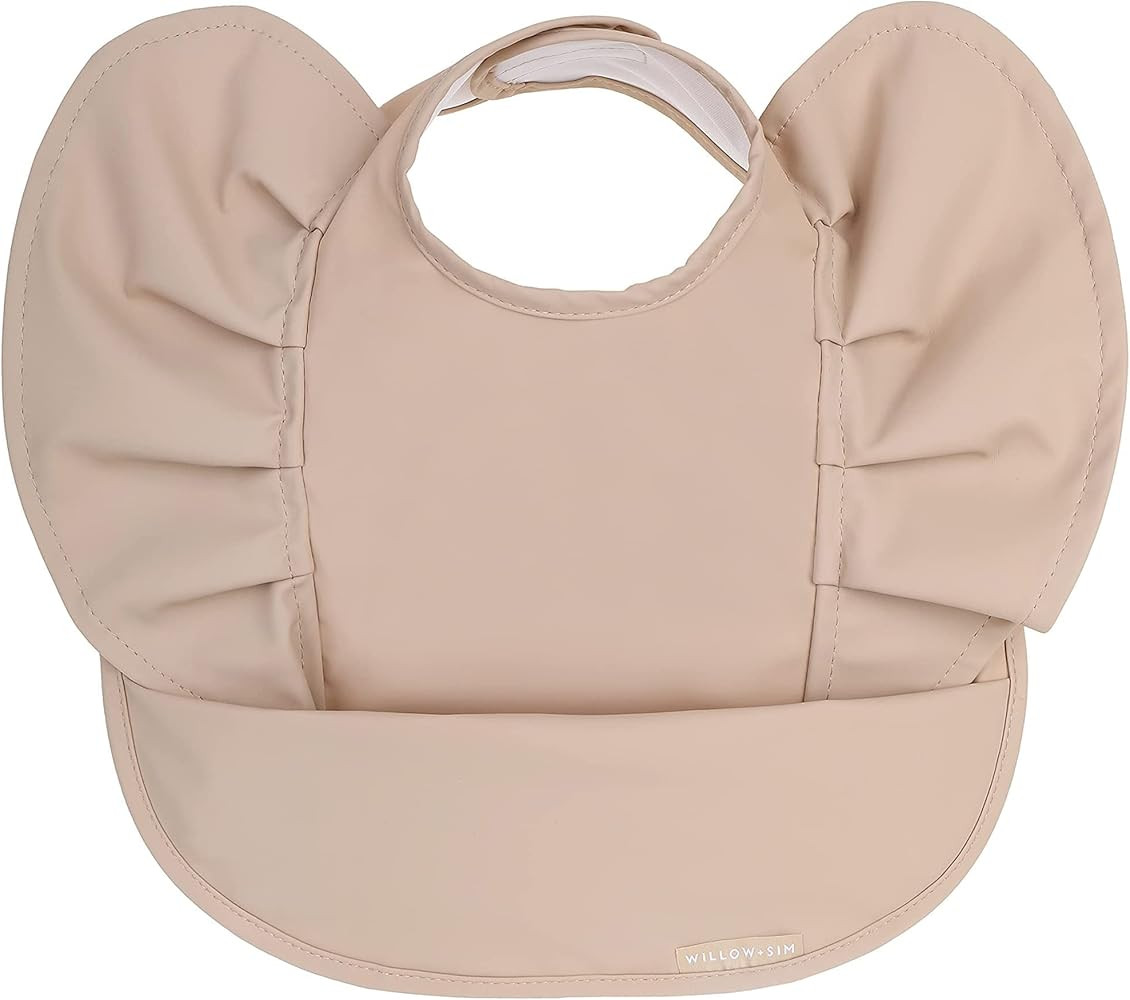 Waterproof Baby Bib for Baby Girl - Better Than Silicone, Wipe Clean and Washable - Toddler Bibs ... | Amazon (US)