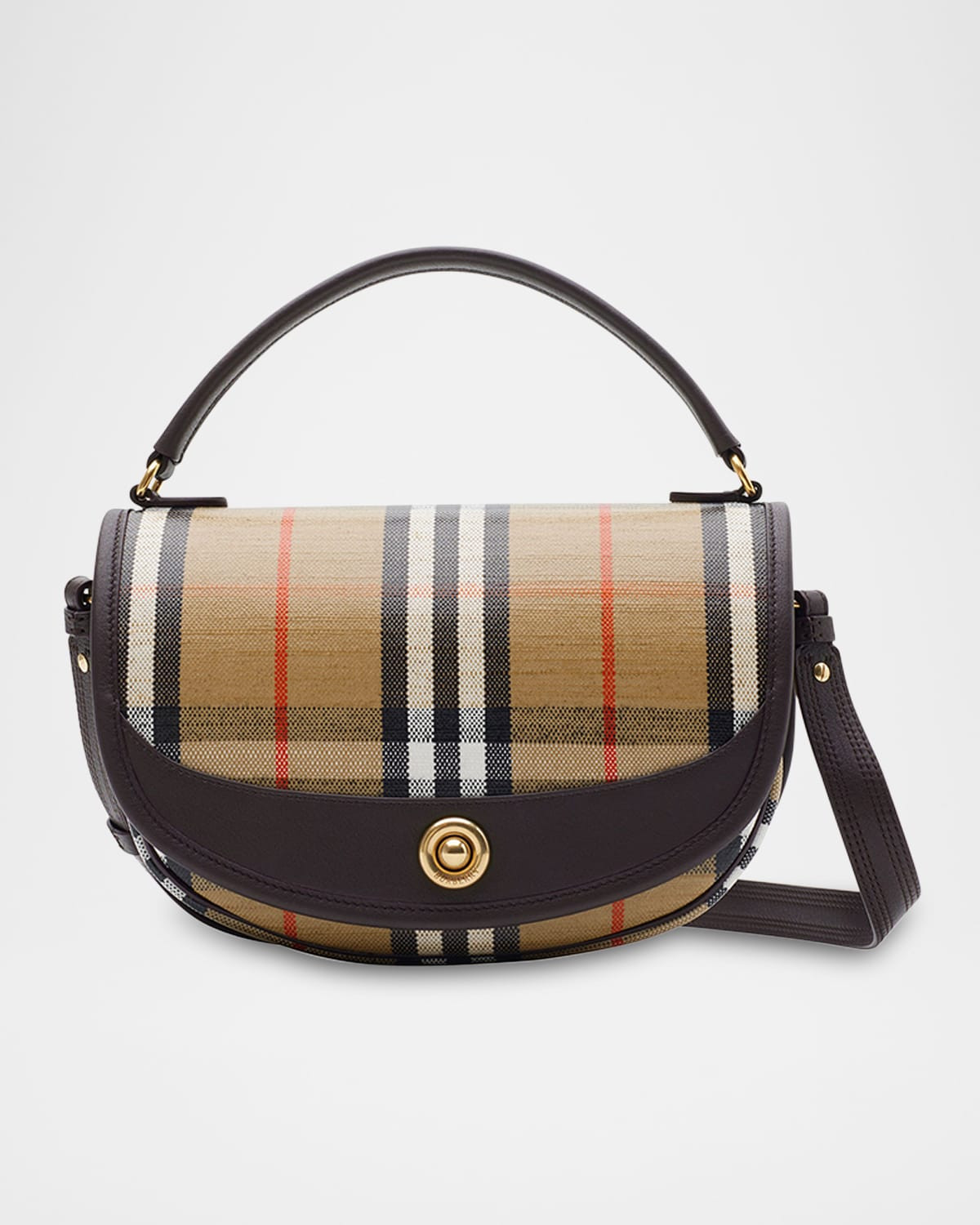 Highlands Check Jacquard Crossbody Bag | Neiman Marcus