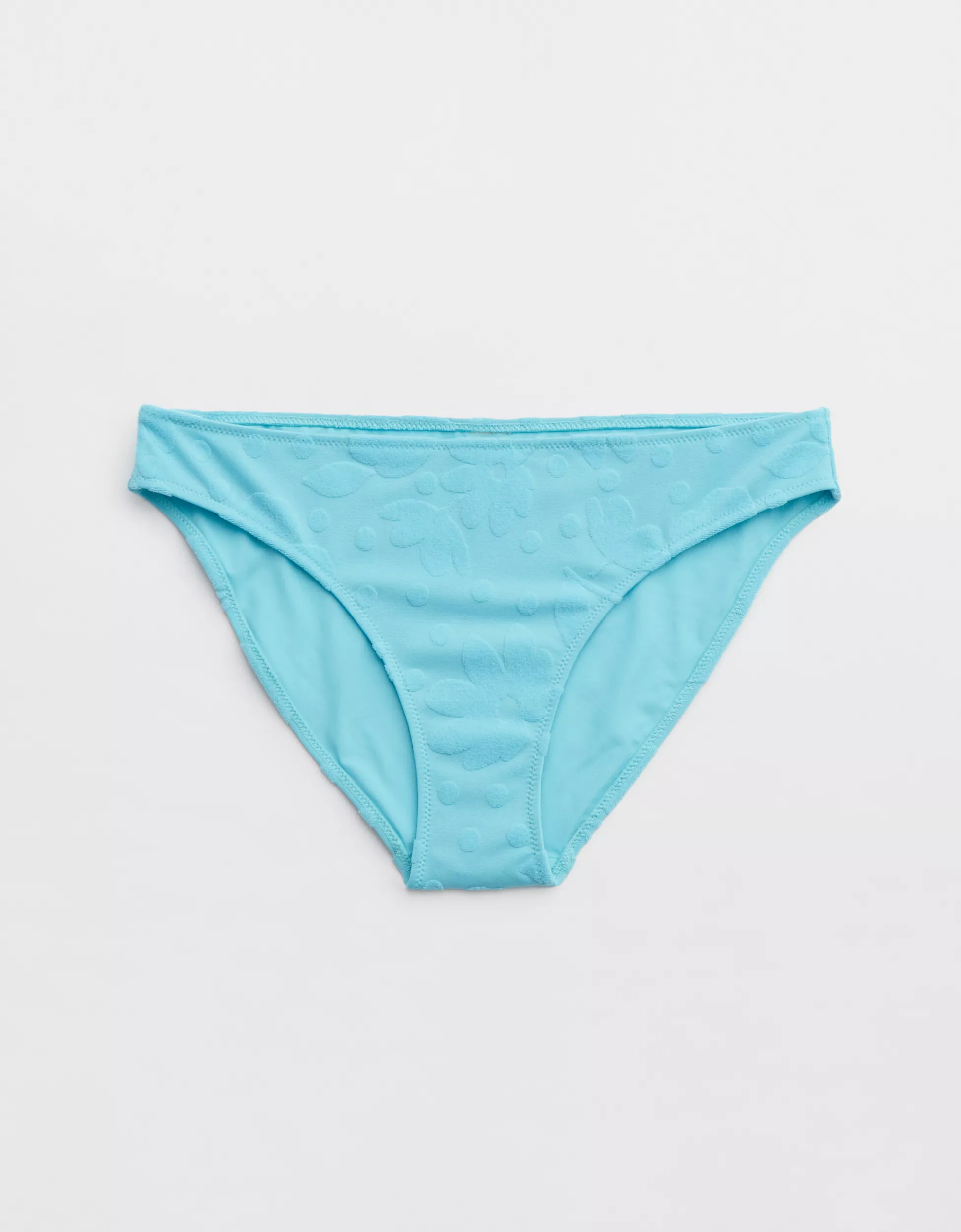 Aerie Terry Full Coverage Bikini Bottom | Aerie