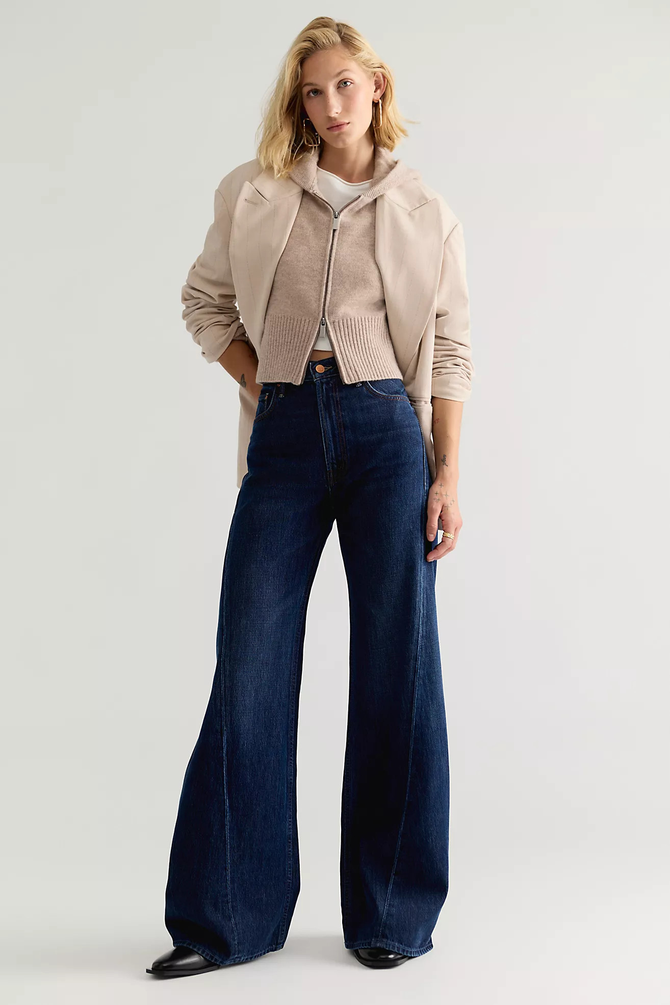 MOTHER The Lemon Twist Sneak Jeans | Free People (Global - UK&FR Excluded)