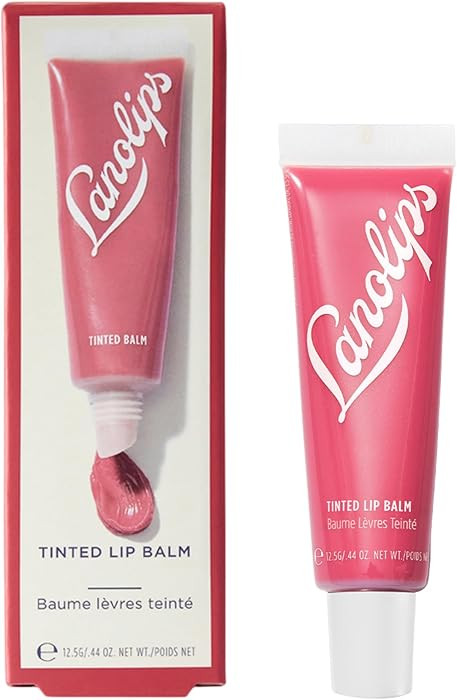Lanolips Tinted Lip Balm - Moisturizing, Color-Tinted Balm with Lanolin & Vitamin E for Dull, Dry... | Amazon (US)