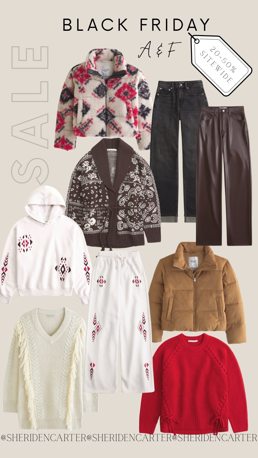 Abercrombie Black Friday dale! 25-50% off sitewide including NEW ARRIVALS! 

#LTKCyberWeek #LTKFindsUnder100 #LTKSaleAlert