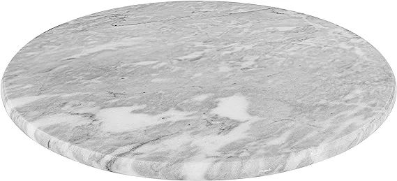 Homeries Marble Round Cheese Tray Board (12 Inches) - White Elegant Serving Platter & Tray for We... | Amazon (US)