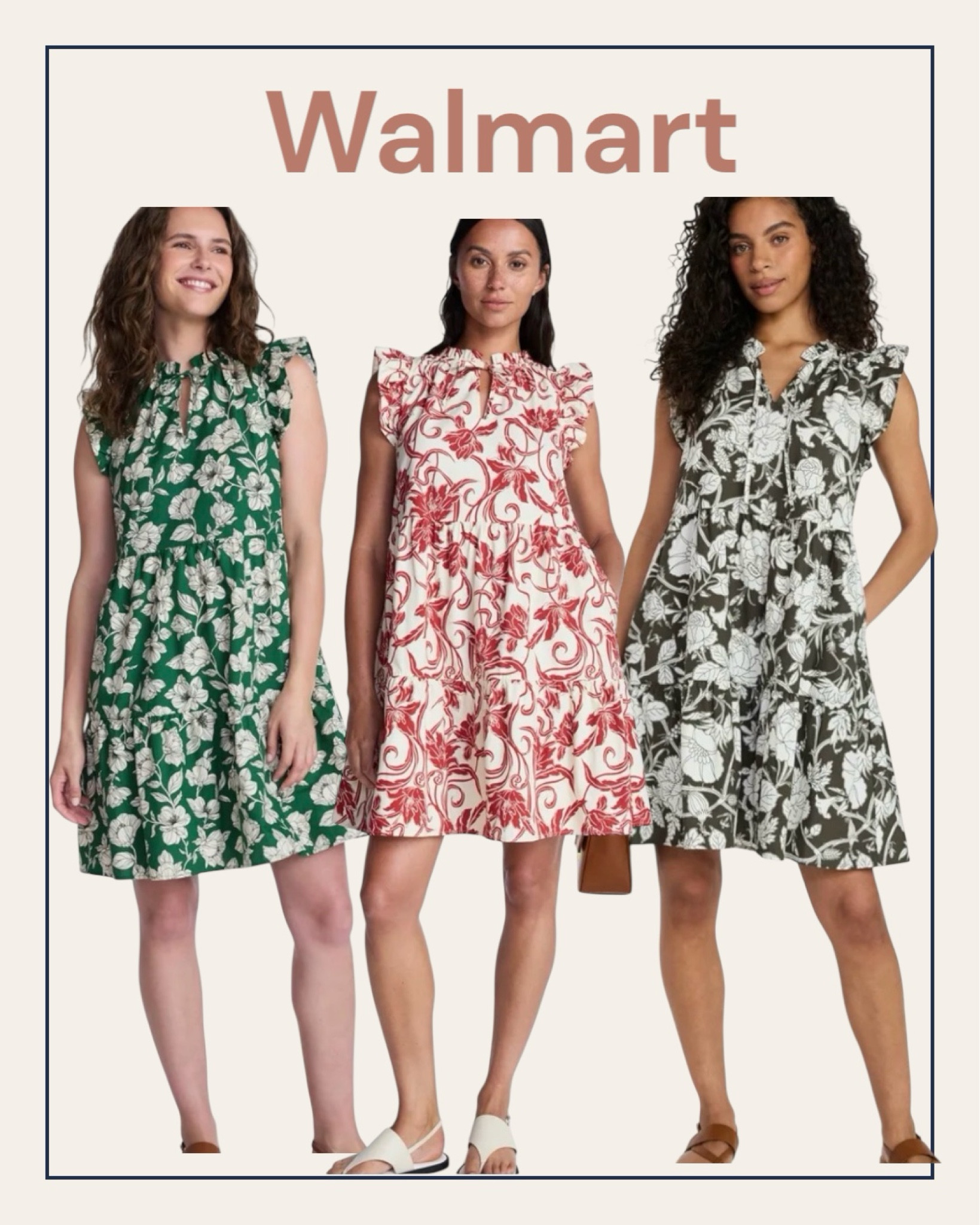 Cute Walmart summer dress. XS-3XL. 

#walmartfashion