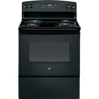 30 in. 5.0 cu. ft. Electric Range in Black | The Home Depot