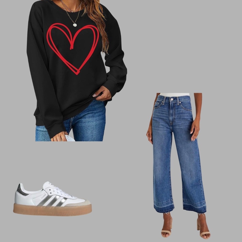 Cute V-day fit 💕

Top comes in lots of color options and jeans are under $30!!

#LTKootd #LTKSeasonal #LTKValentine