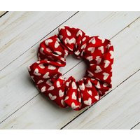 Hearts Scrunchie/Valentine's Day Scrunchie/Hearts Scrunchies/Hearts/Valentine's | Etsy (US)