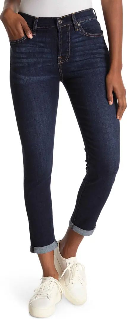 7 FOR ALL MANKIND Josefina Squiggle Straight Leg Jeans | Nordstromrack | Nordstrom Rack