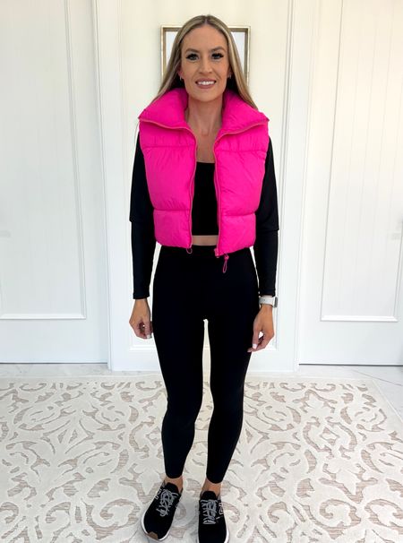 🎁 Gift Idea 🎁

This cropped puffer vest is under $20 and would make a great gift! I am wearing mine on repeat and bought it in three colors now. It’s flattering because it allows your waistline to be shown instead of looking like a marshmallow in a longer vest. 🫣 Plus, this bright pink is so fun! But there are other color options available. 

#everypiecefits

New year new me
New Year’s resolutions 
Athleisure
Activewear
Puffer vest
Christmas gift
Holiday gift 
Gift idea
Gift guide

#LTKfitness #LTKGiftGuide #LTKHoliday