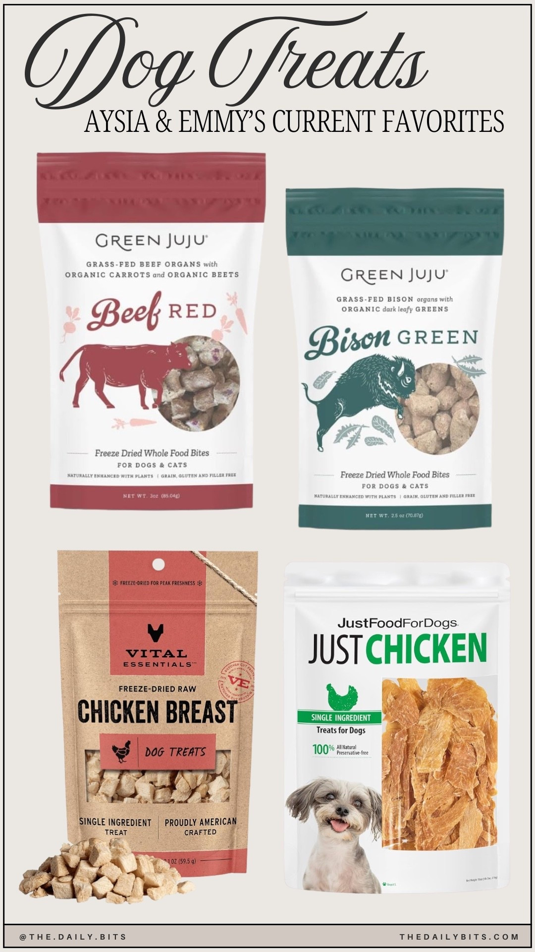 Aysia & Emmy’s current favorite treats. 

#LTKPets