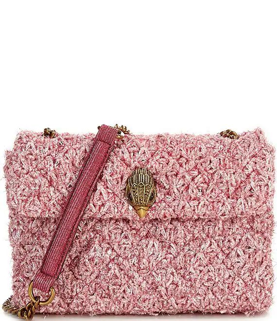 Kurt Geiger London Medium Kensington Pink Tweed Shoulder Bag | Dillard's | Dillard's
