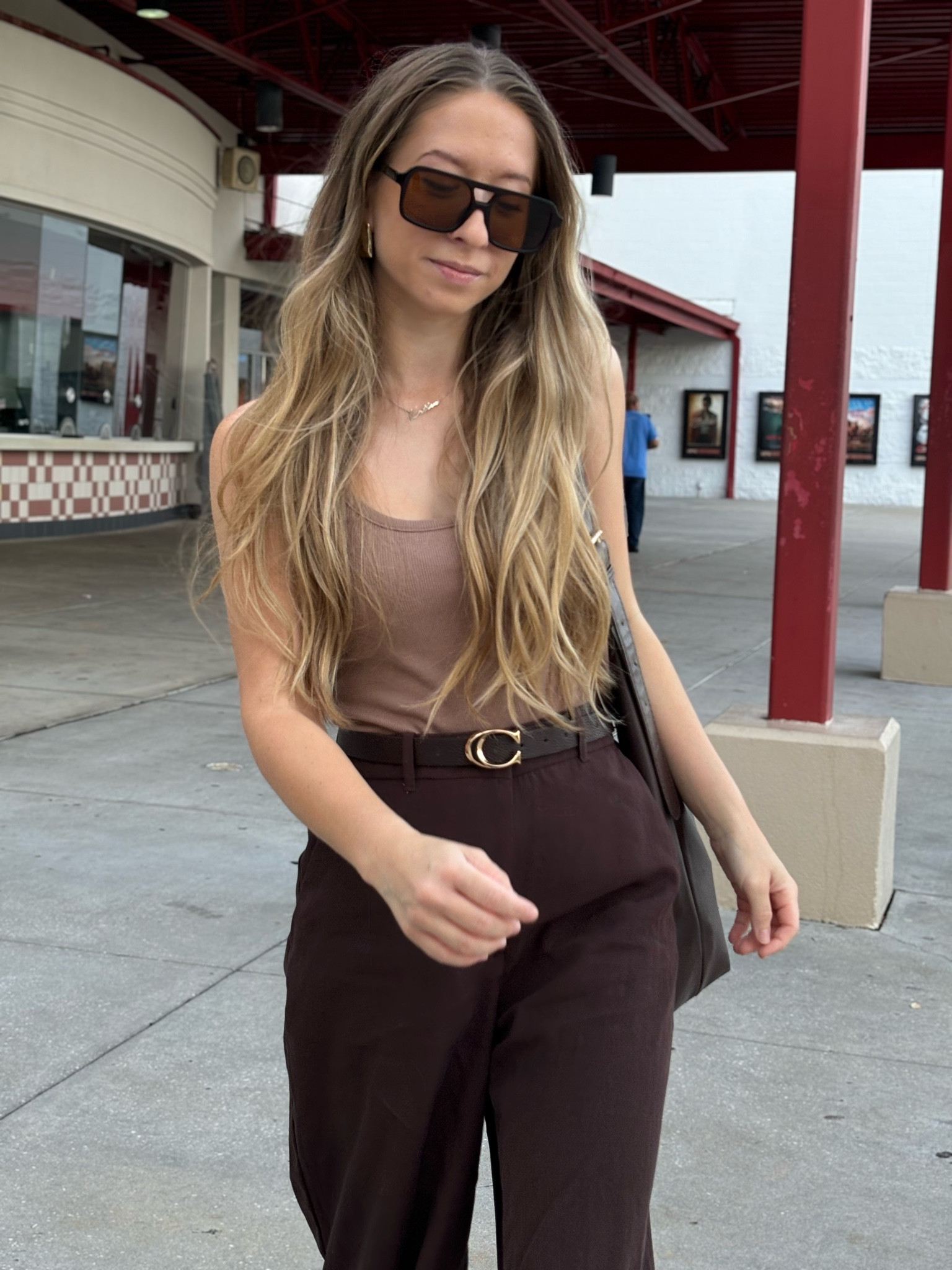 sunglasses & belt under $10🤎 business casual outfit details! 

#LTKWorkwear #LTKSaleAlert #LTKootd