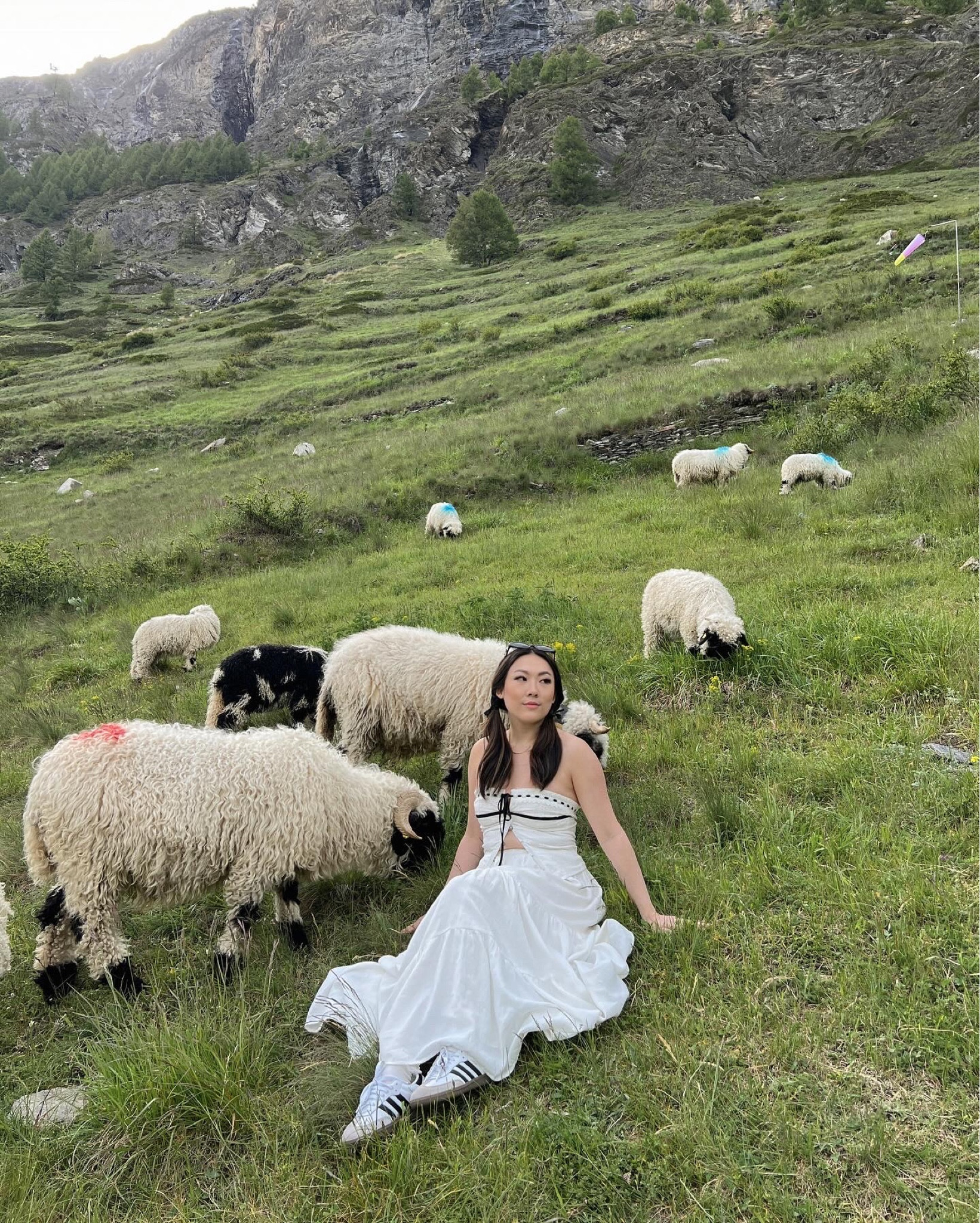 switzerland outfit with sheep, summer outfit, spring outfit, cottagecore, european summer



#LTKtravel