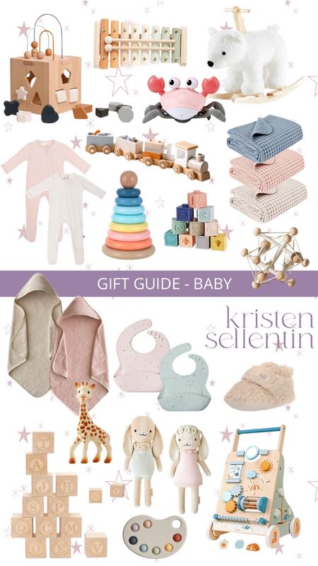 Gift Guide : Baby

#giftguide #baby #babygifts #montessori #neutral #nursery #christmas #christmasgifts #family #kytebaby #mushiebaby #amazonbaby #amazon #babygifts 

#LTKGiftGuide #LTKbaby #LTKfamily