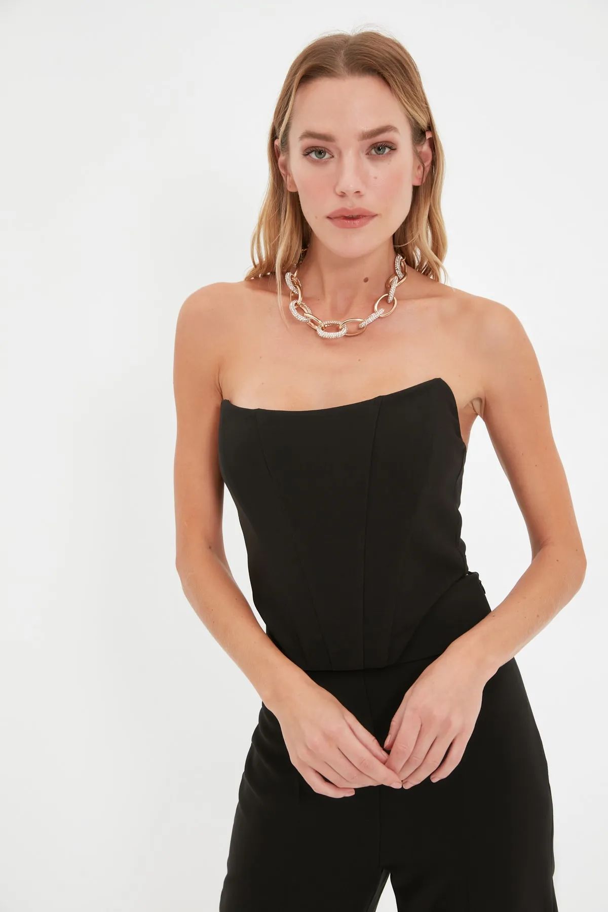 Bustier - Schwarz - Unifarben | Trendyol DE