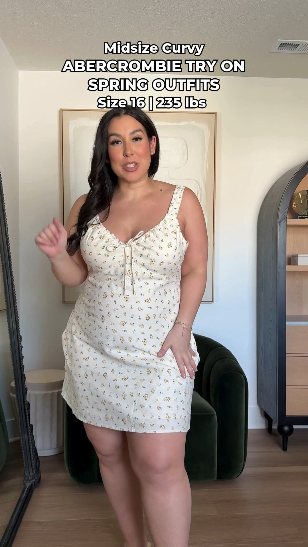 How sweet is this dress? Obsessed with this spring mini dress 👏🏻👏🏻 Shop my midsize Abercrombie favorites on sale for 25% off with my exclusive in-app code! 
-
-
-
Abercrombie sale, LTK Spring Sale, Abercrombie midsize, Midsize spring, Midsize spring haul, Midsize sale, Dress, Spring Break Finds, Curvy, Sale, Easter @abercrombie  

#LTKSpringSale #LTKMidsize #LTKootd

#LTKSpringSale #LTKMidsize #LTKootd