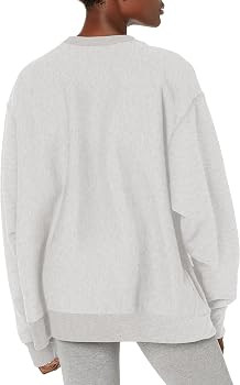 Champion Women's Reverse Weave Crew Neck Sweatshirt (Plus Size) | Amazon (US)