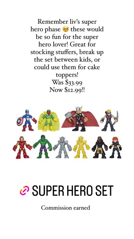 Super hero’s on sale!! 

#LTKHoliday #LTKsalealert #LTKkids