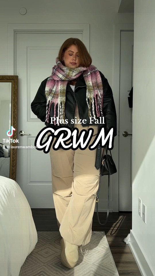 Plus size fall outfit idea🍂🧣🤎🧦 this scarf is soooo soft!! Feels like a blanket

Jacket is old H&M but linked similar (3X)
Pants are old PLT but linked similar 
Long sleeve- wearing XXL

Fall outfits, fall fashion, boots, platform uggs

#LTKmidsize #LTKplussize #LTKSeasonal