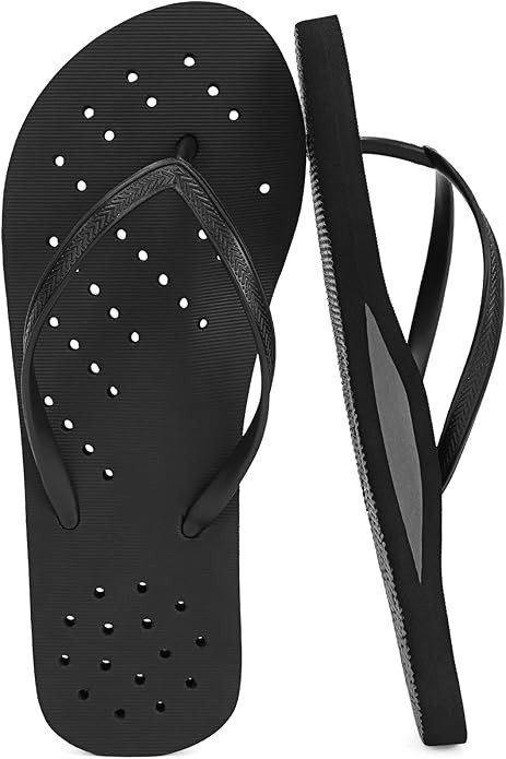 STQ Shower Shoes Women Quickly Dry Arch Support Flip Flops Non Slip Beach Pool Dorm Thong Sandals... | Amazon (US)