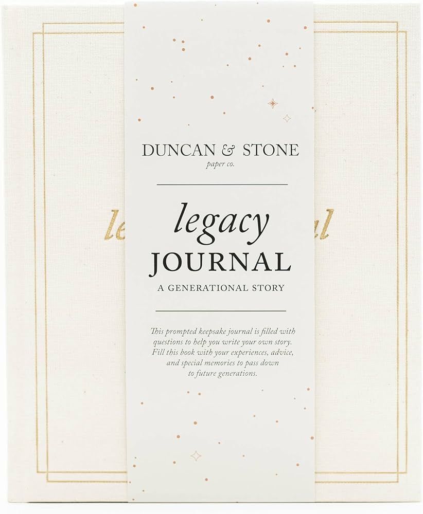 Grandparents Legacy Journal (Ivory, 85 Pages) by Duncan & Stone - Memory Journal for Grandparents... | Amazon (US)