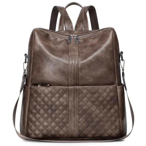 sqlp Daily Use Backpack Purse for Women Vegan Leather Travel Back Pack Fashion Multipurpose Design Shoulder Bags Handbag | Amazon (US)