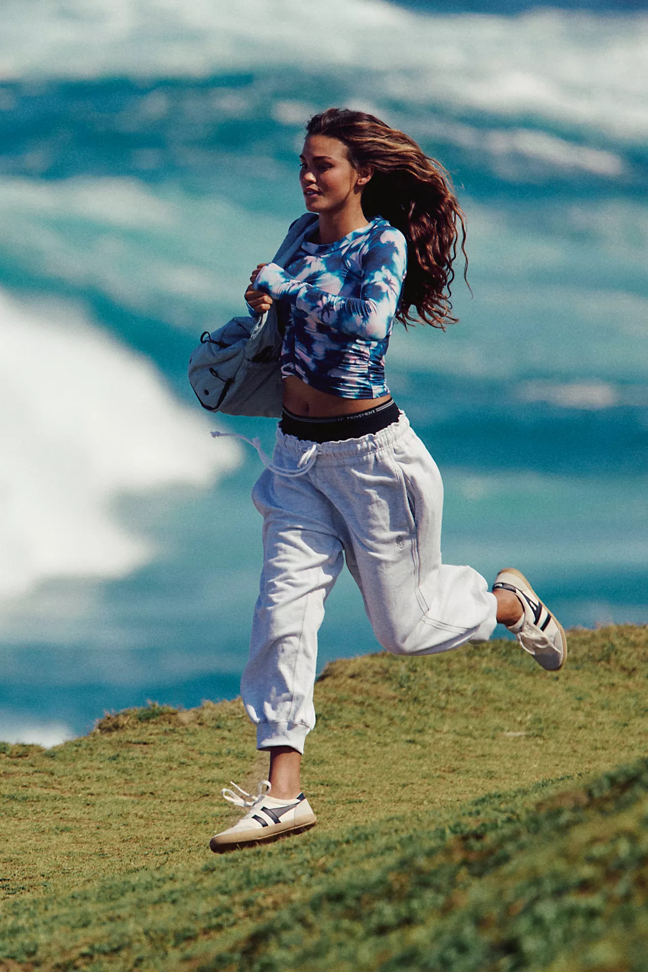 Tempo Ruched Printed Long Sleeve | Free People (Global - UK&FR Excluded)